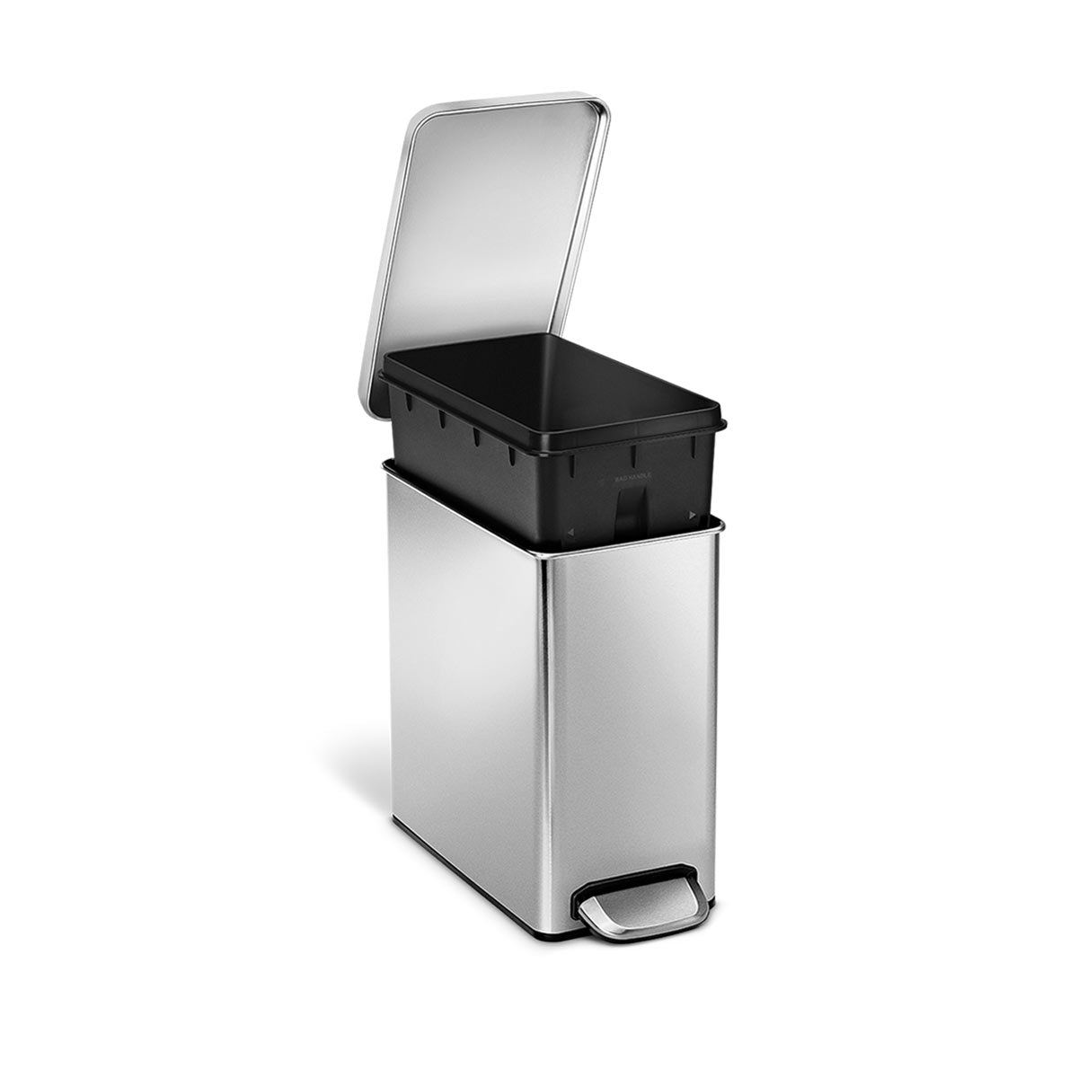 10L Profile Step Can, 2-Pack