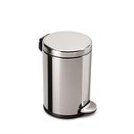 4.5L mini round steel step trash can**